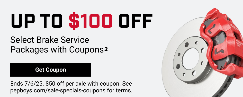 UP TO $100 OFF(2)