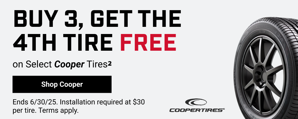 BUY 3, GET THE 4TH TIRE FREE(2)