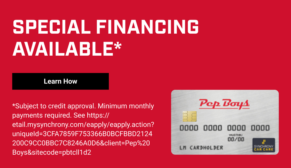 SPECIAL FINANCING AVAILABLE*