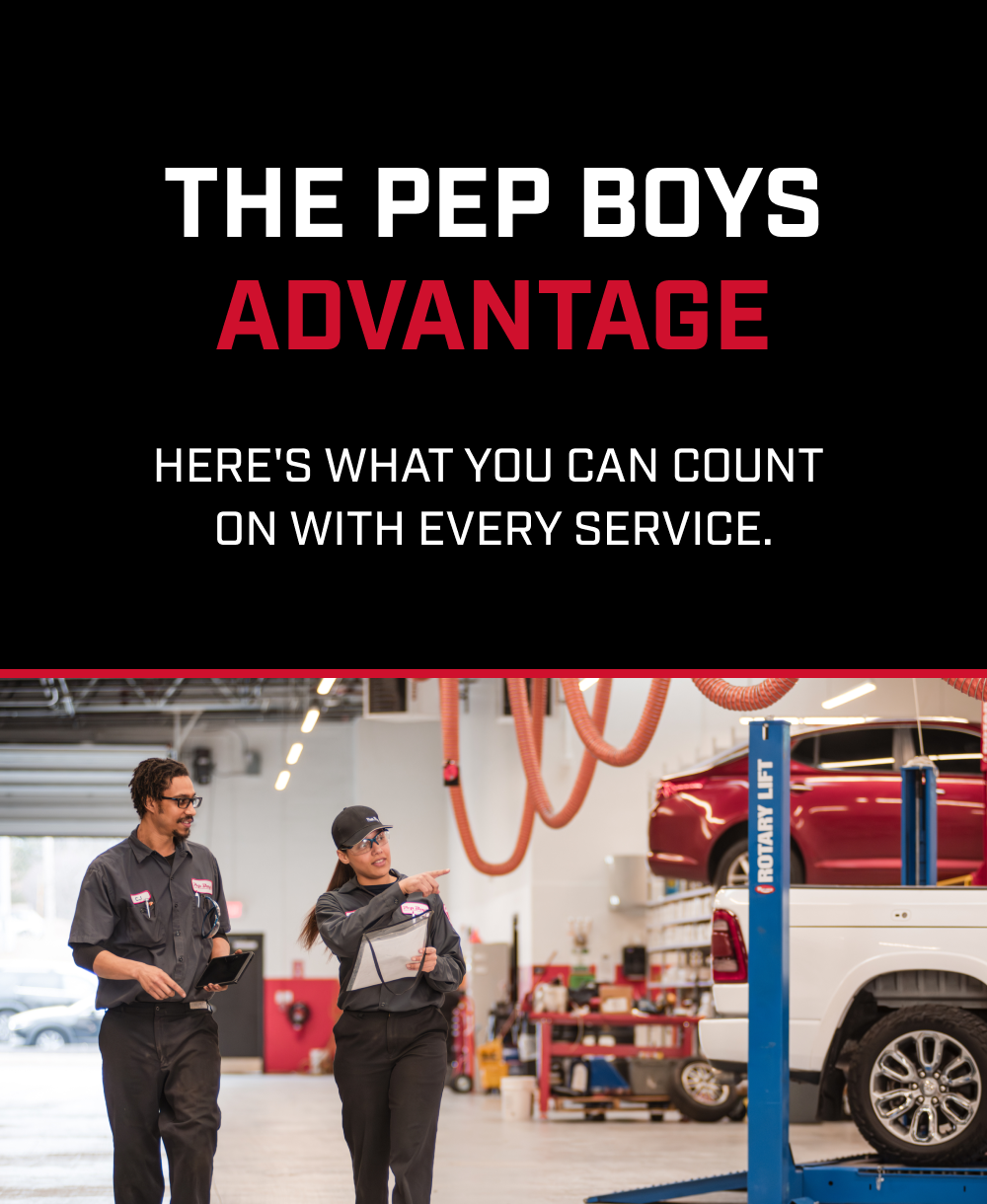 THE PEP BOYS ADVANTAGE