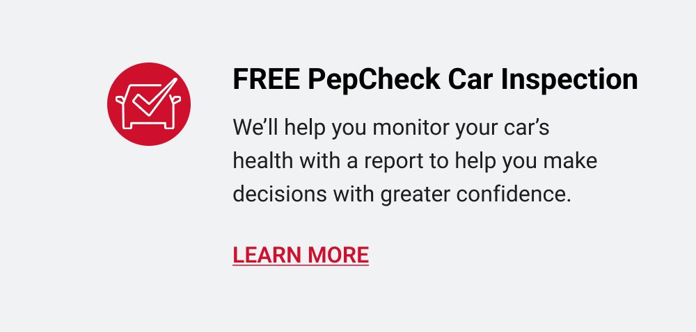FREE PEPCHECK CAR INSPECTION