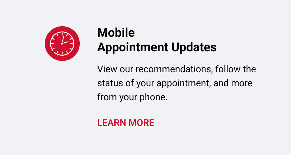 MOBILE APPOINTMENT UPDATES