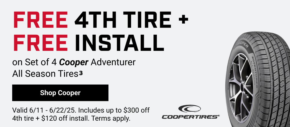 FREE 4TH TIRE + FREE INSTALL(3)