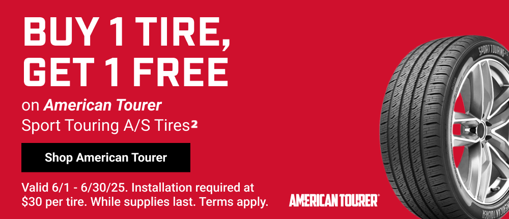 BUY 1 TIRE, GET 1 FREE(2)