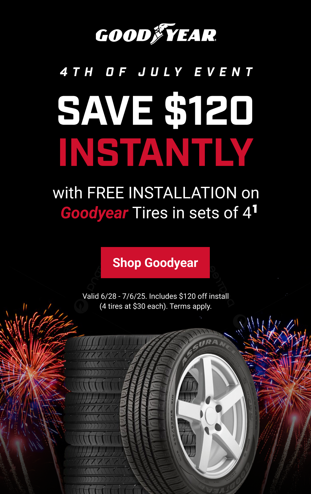 SAVE $120 INSTANTLY(1)