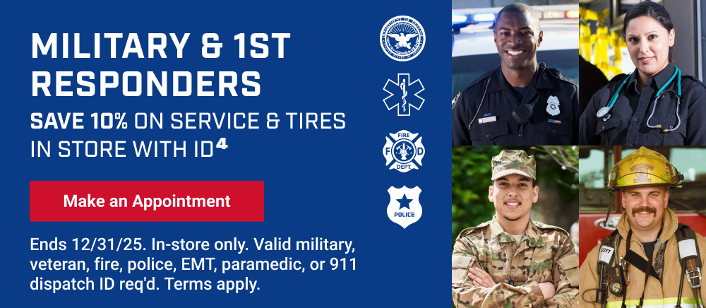 MILITARY & FIRST RESPONDERS SAVE 10%(4)