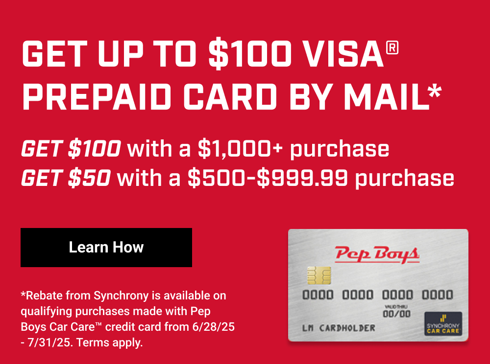 GET UP TO $100 VISA PREPAID CARD BY MAIL*