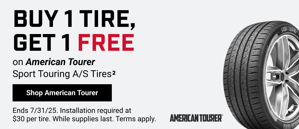 BUY 1 TIRE, GET 1 FREE(2)