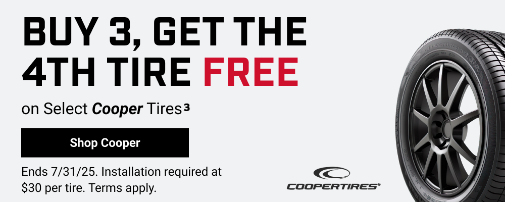 BUY 3, GET THE 4TH TIRE FREE(3)