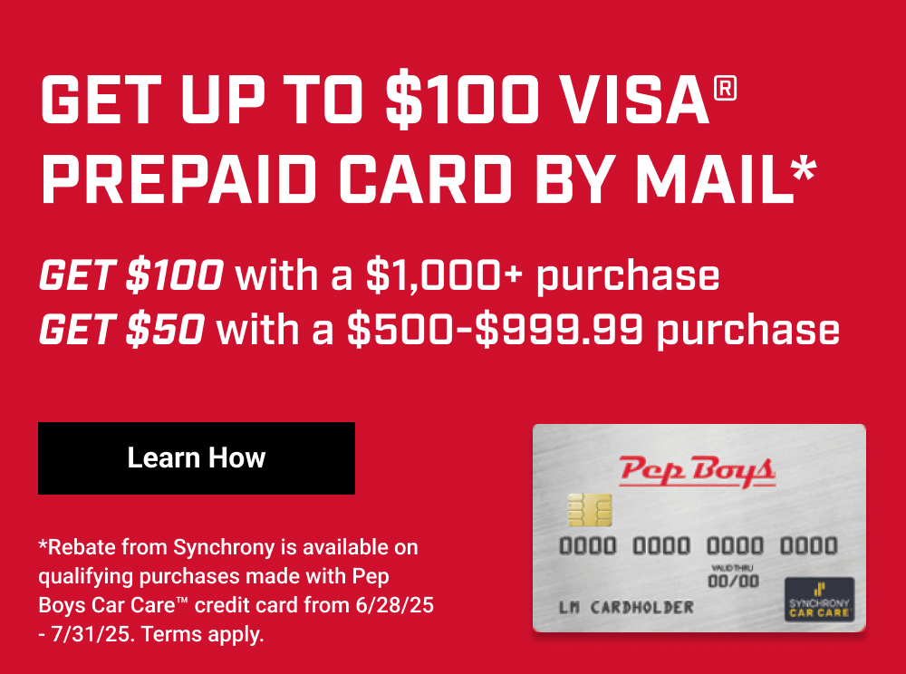 GET UP TO $100 VISA PREPAID CARD BY MAIL*