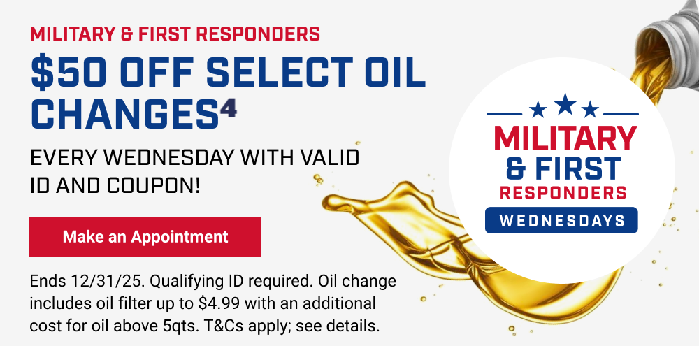 $50 OFF SELECT OIL CHANGES(4)