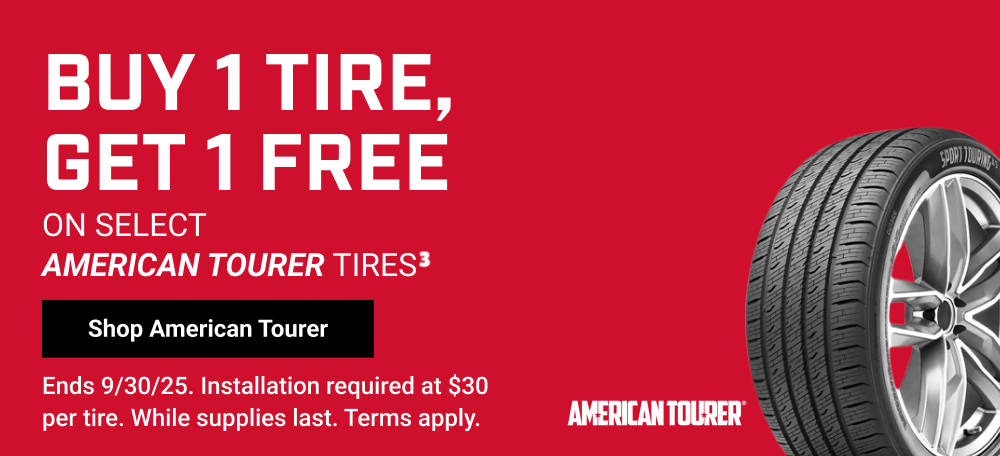 BUY 1 TIRE, GET 1 FREE(3)