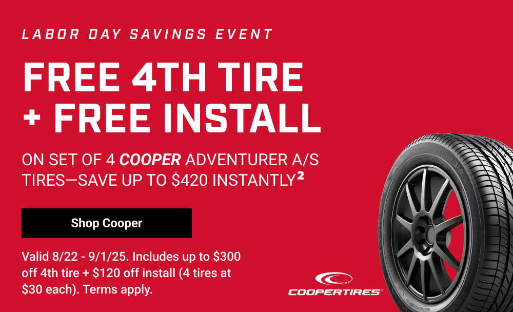 FREE 4TH TIRE + FREE INSTALL(2)