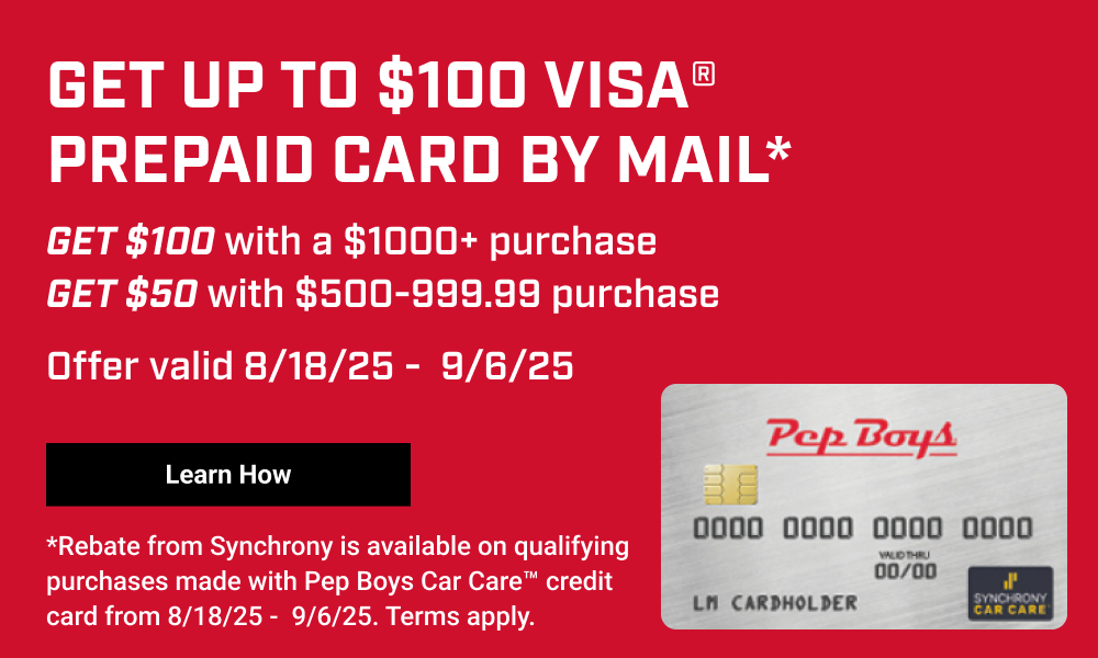 GET UP TO $100 VISA PREPAID CARD BY MAIL*