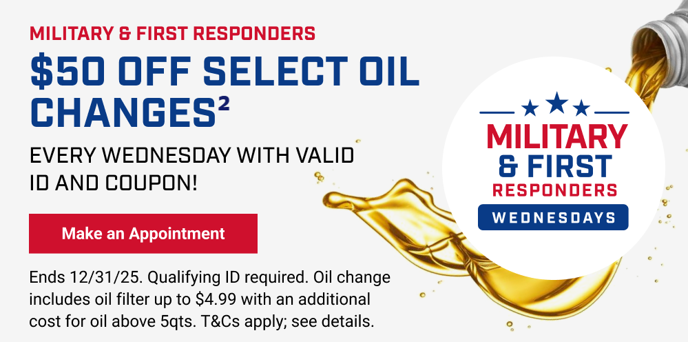 $50 OFF SELECT OIL CHANGES(2)