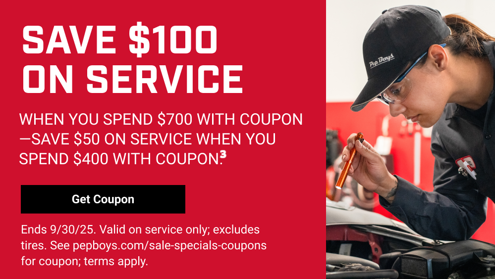 SAVE $100 ON SERVICE(3)