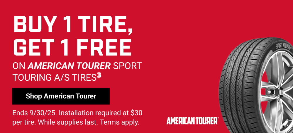 BUY 1 TIRE, GET 1 FREE(3)