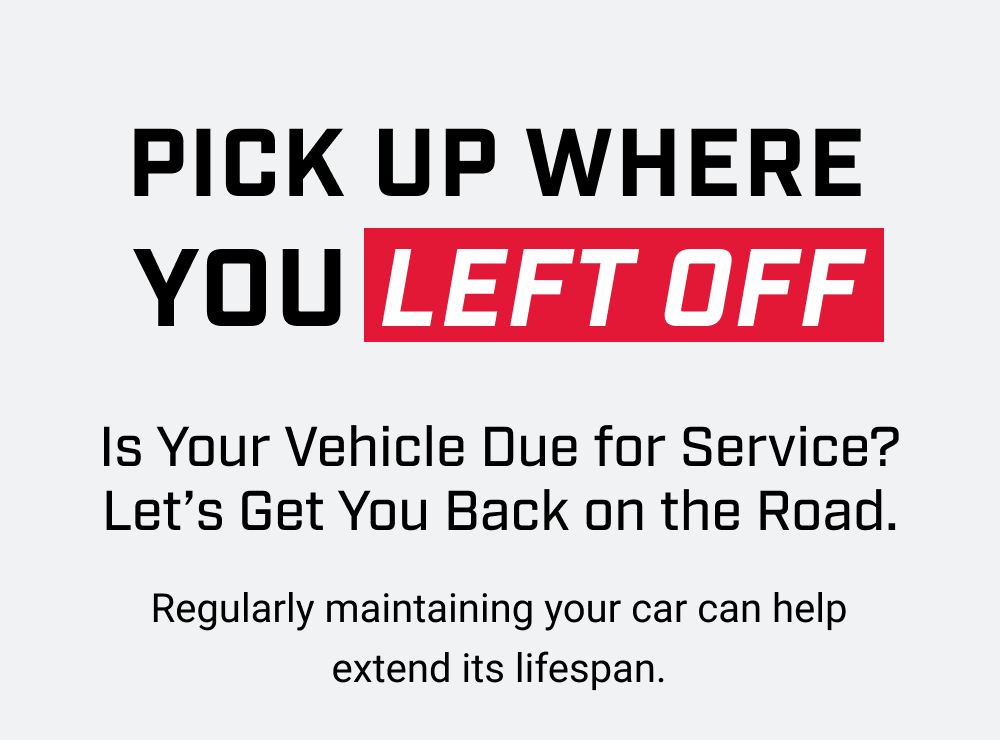 PICK UP WHERE YOU LEFT OFF