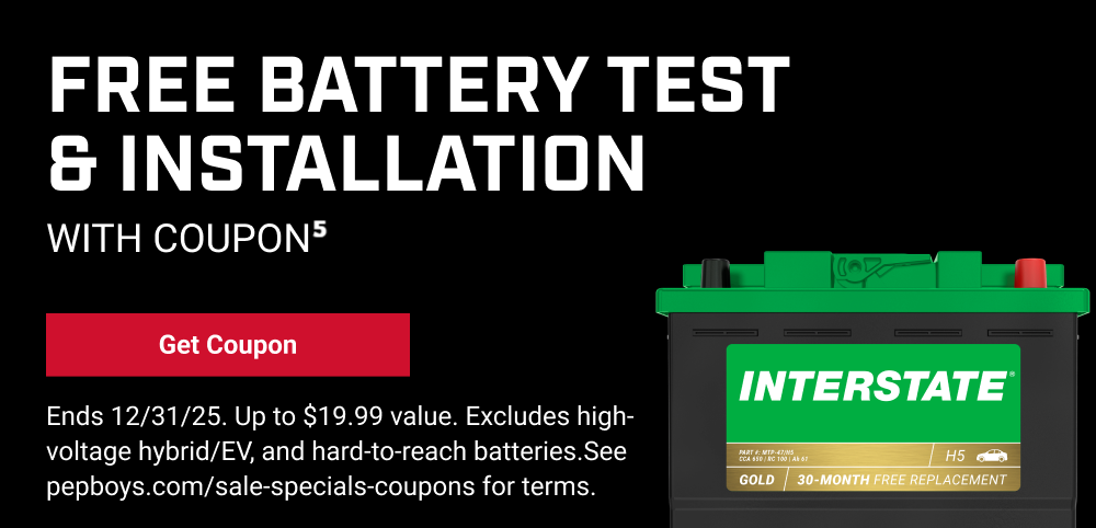 FREE BATTERY TEST & INSTALLATION(5)