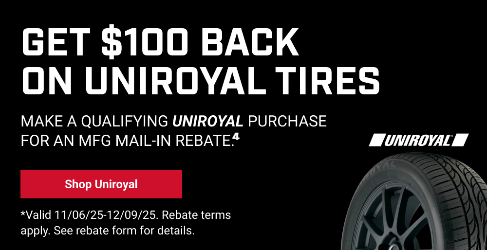 GET $100 BACK ON UNIROYAL TIRES(4)