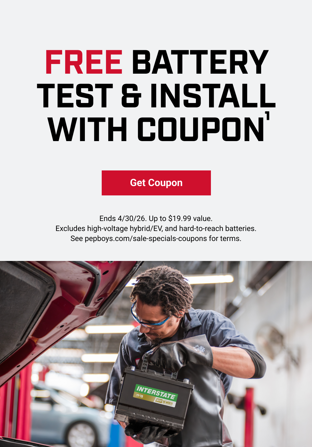 FREE BATTERY TEST & INSTALL WITH COUPON(1)