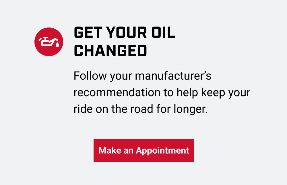 GET YOUR OIL CHANGED