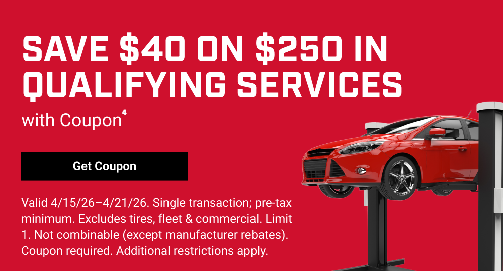 SAVE $40 ON $250 IN QUALIFYING SERVICES WITH COUPON(4)