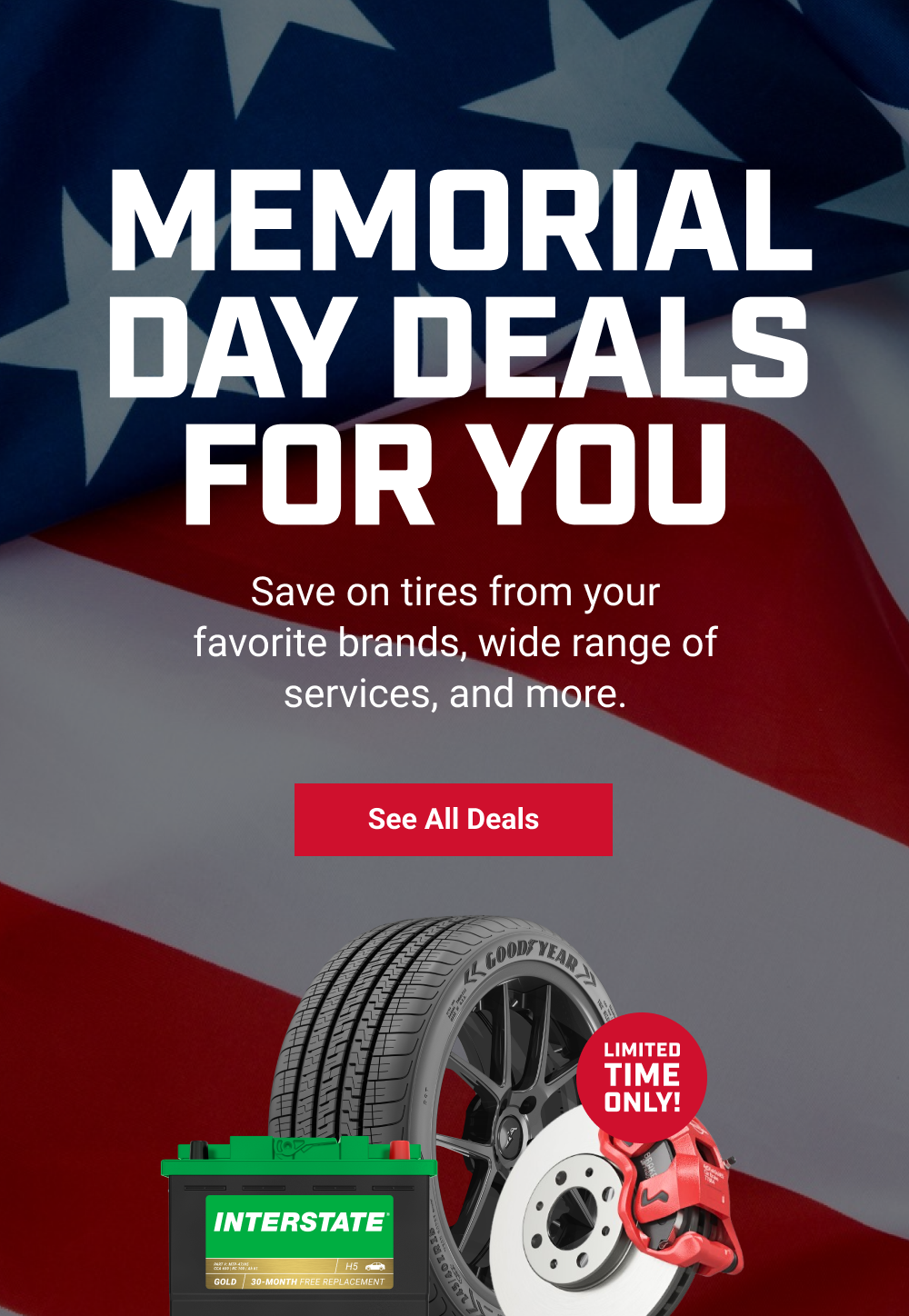 MEMORIAL DAY DEALS FOR YOU