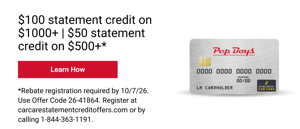 $100 STATEMENT CREDIT ON $1000+ | $50 STATEMENT ON $500+*