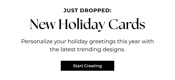 Just Dropped: New Holiday Card Collection