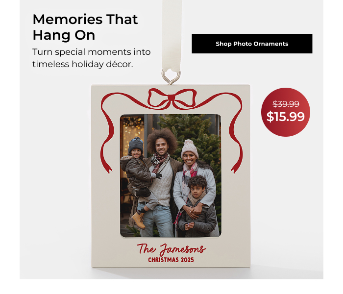 Shop Photo Ornaments