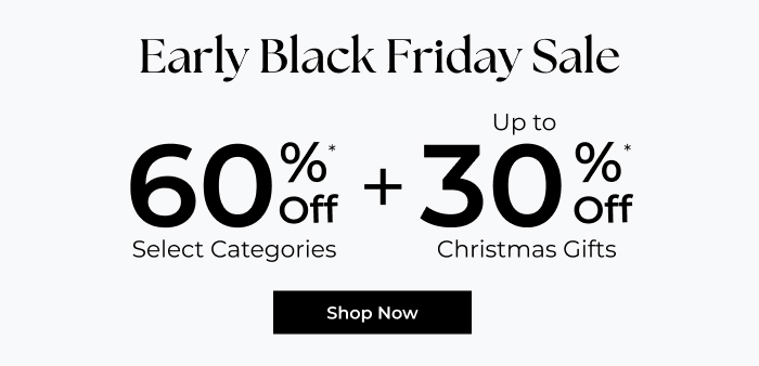 60% Off + Free Shipping For You! Early Black Friday Sale This Week