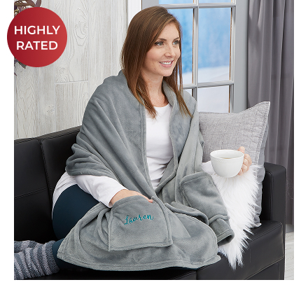 Stylish Name Cuddle Wrap