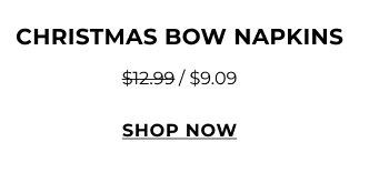 Christmas Bow Napkins