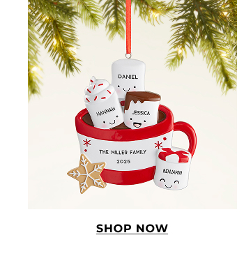 Marshmallow Family Ornament