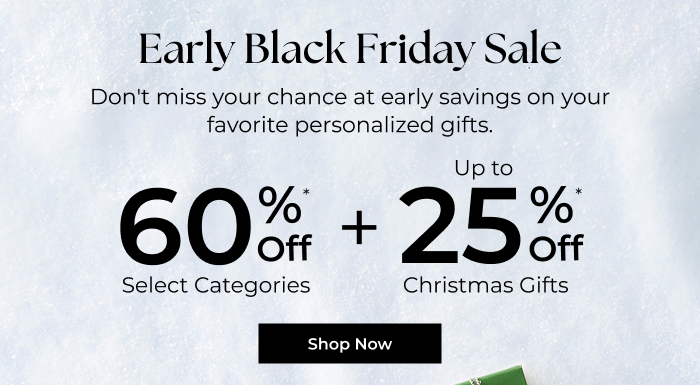 Make Your Next Gift Personalized | 60% Off This Week