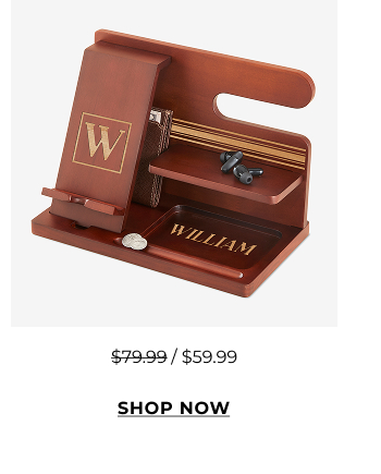 Pattern Wood Docking Station