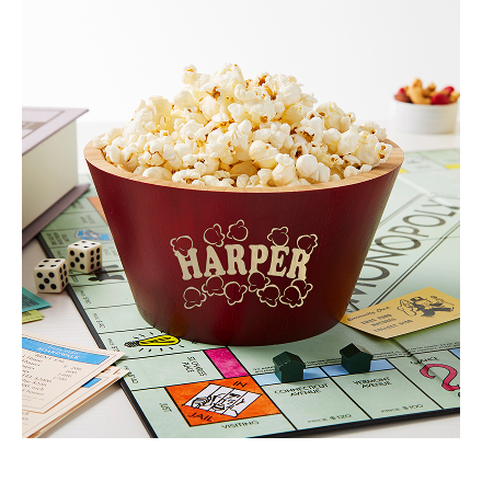 Popcorn Night Bamboo Bowls