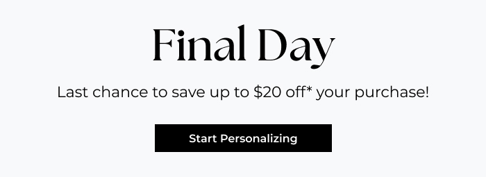 Final Day To Save Up To $20 Off Gifting Favorites