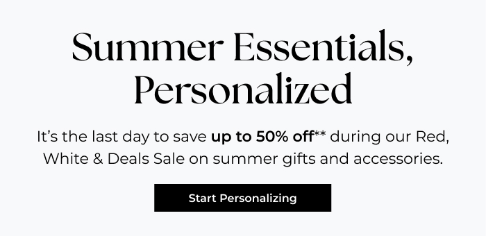 Final Day To Save 50% Off Sitewide For Summer Savings!
