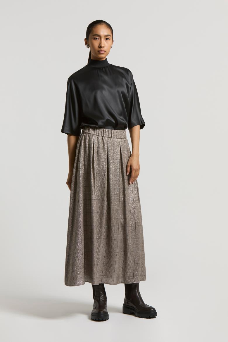 lurex prince of wales skirt