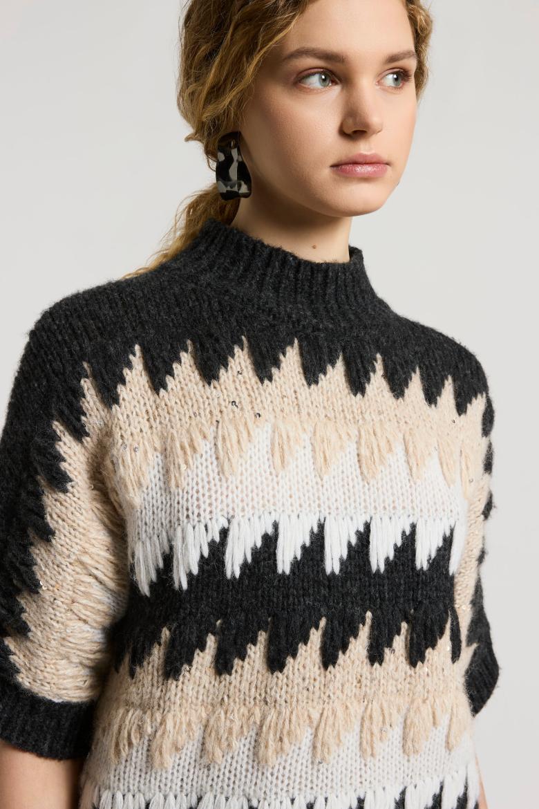 jacquard handmade knitwear