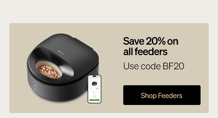 Save 20% on all feeders