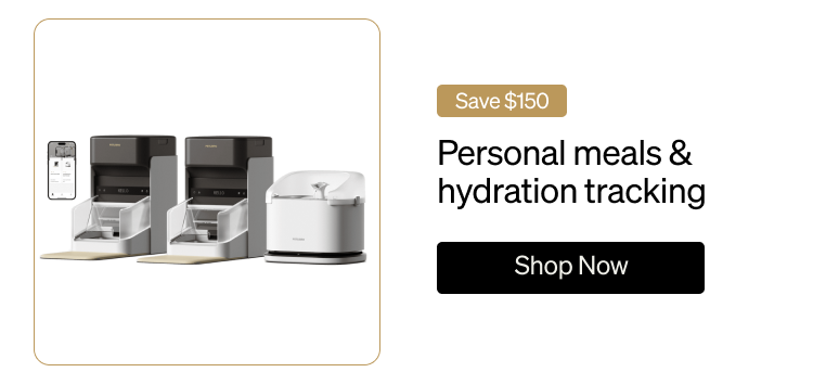 Personal meals & hydration tracking