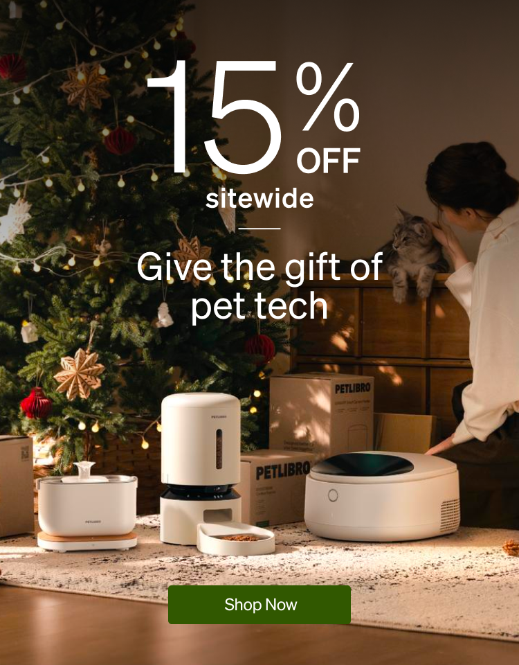 15 % OFF sitewide Give the gift of pet tech
