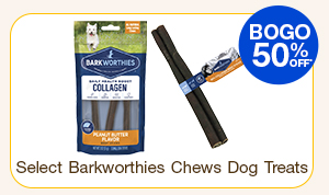 BOGO 50% Off Select Barkworthies Chews Dog Treats