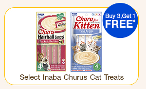 Buy 3, Get 1 FREE - Select Inaba Churus Cat Treats