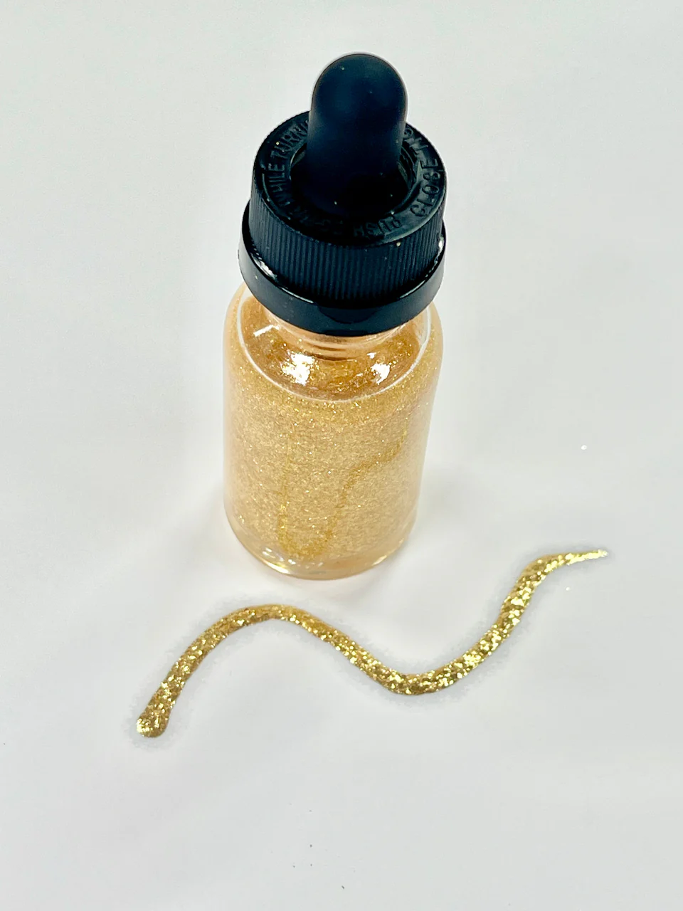 Paper Splatter -  Liquid Golden Slippers