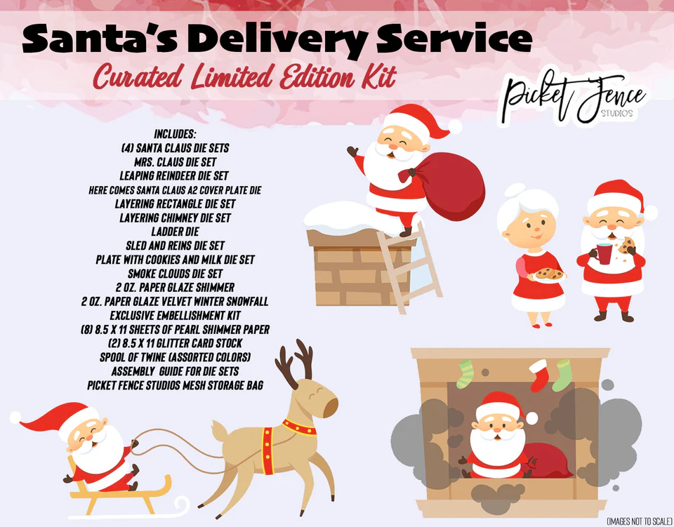 Santa's Delivery Service Curated Limited Edition Card Making Kit - $100 Off