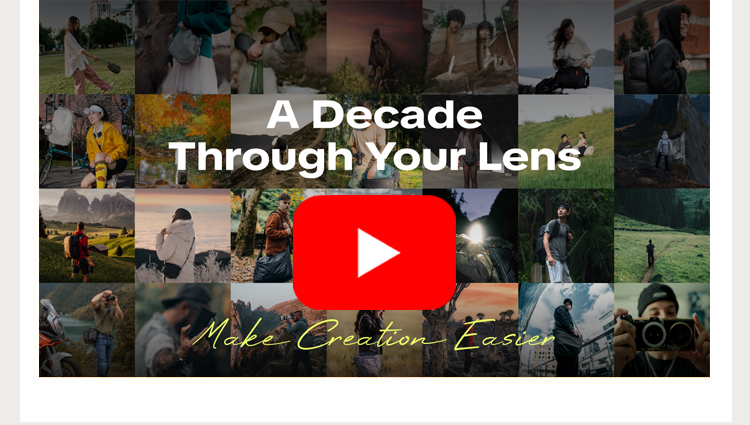 A Decade Through Your Lens.